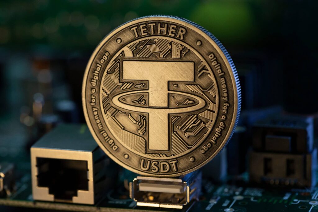 Image of the Tether cryptocurrency