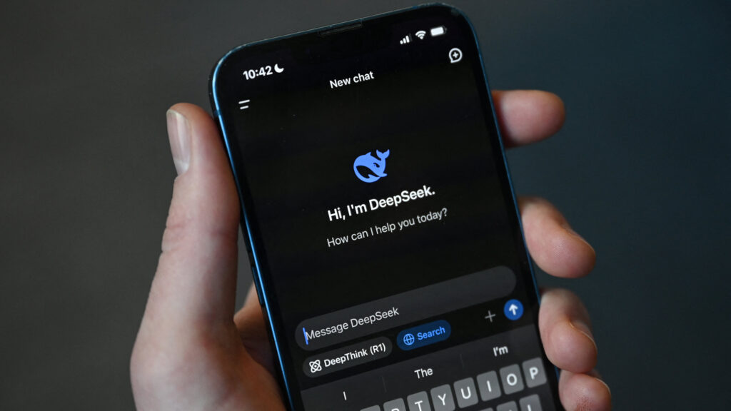 Image of the Deep Seek app