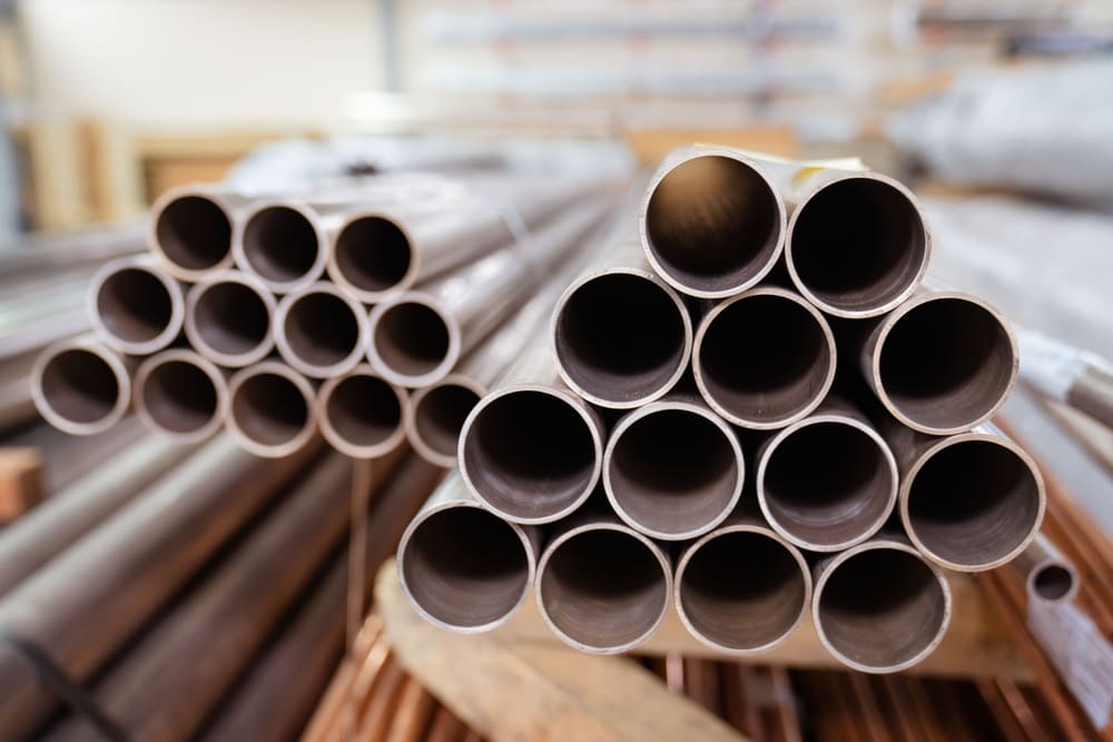 Image of steel pipes