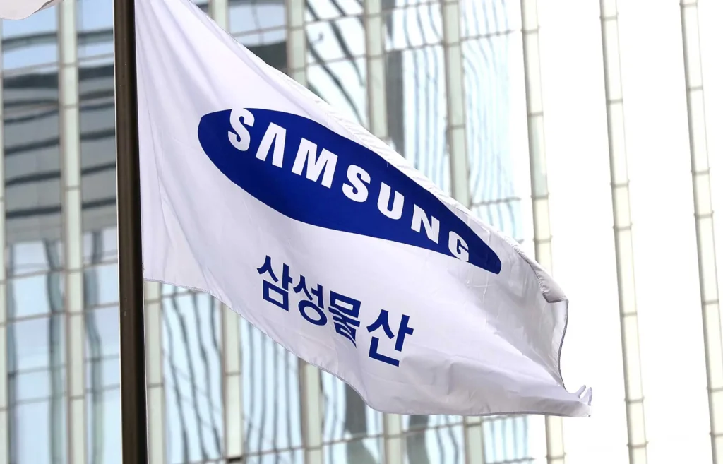 Image of a flag with a logo